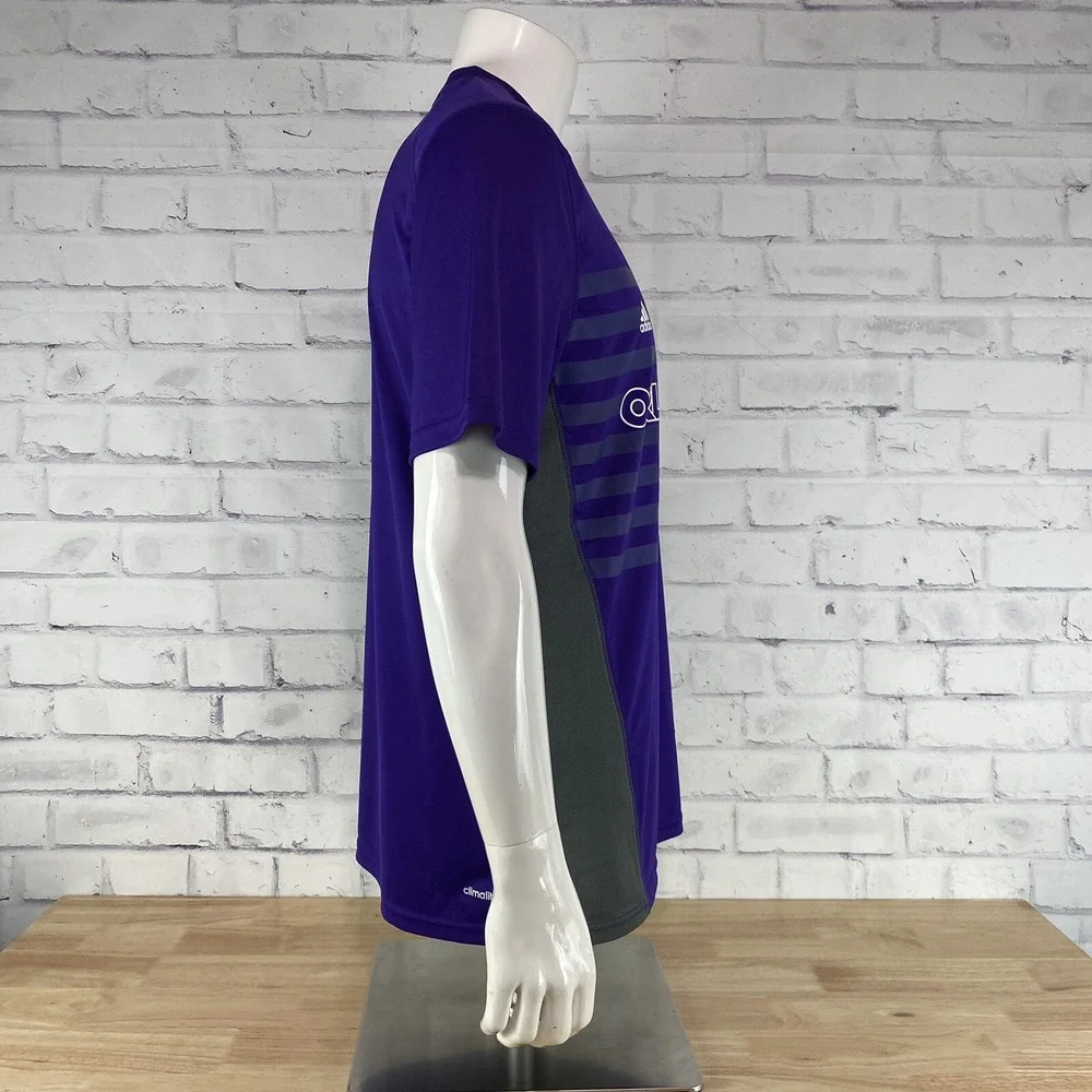 Adidas Soccer Shirt Men's Medium Orlando City Soccer Club Lions MLS Purple NWT - Picture 7 of 14
